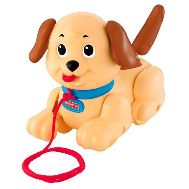 Fisher Price Snoopy Hund med snor Køb Fisher Price hundehvalp her