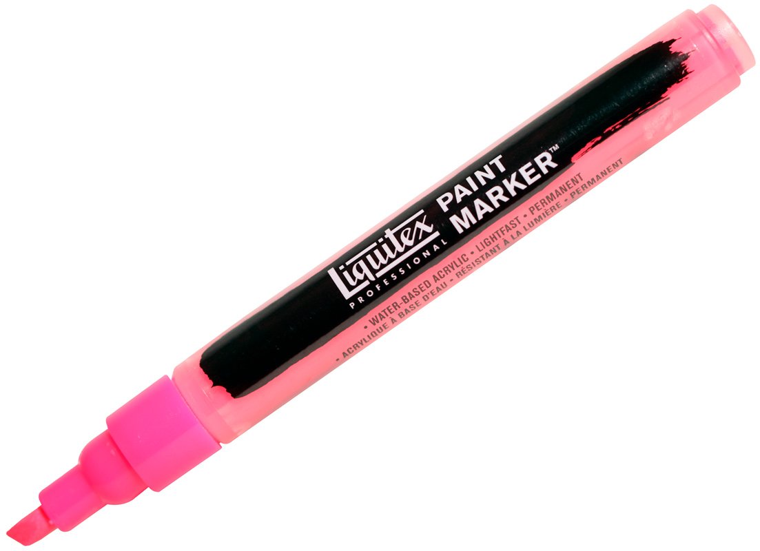 Liquitex paint marker Fluorescent pink acryl marker se her