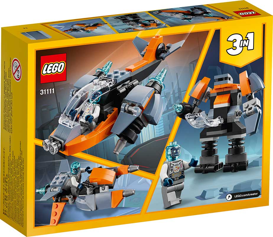LEGO Creator 31111 3-i-1 Cyberdrone - Køb hos BilligLeg