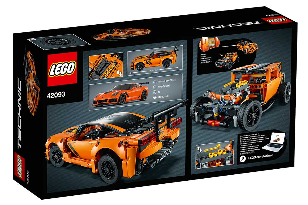 Lego Technic 42093 -Chevrolet Corvette ZR1 - Hurtig levering