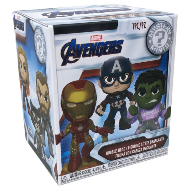 Bobblehead surprise avengers minifigur samle dem alle