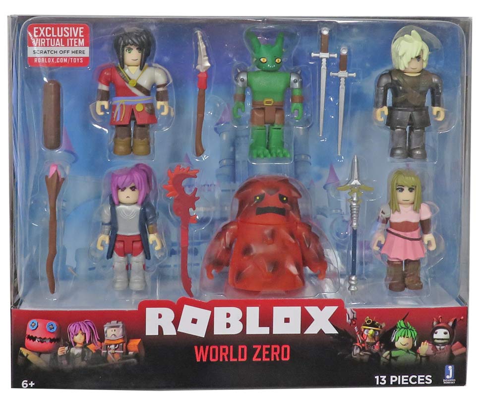 Roblox World Zero Figurpakke Med 6 Roblox Figurer - roblox gavekort resultat ekstra