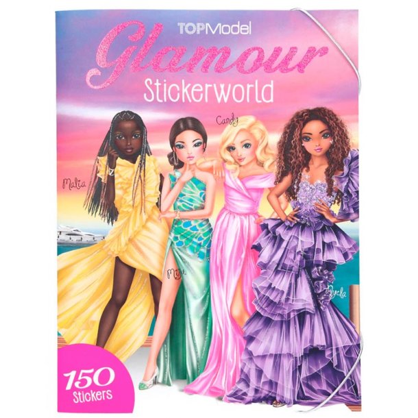 TopModel Glamour stickers med 150 forskellige - se her